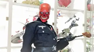 Red Skull Statue Sideshow Premium Format Unboxing