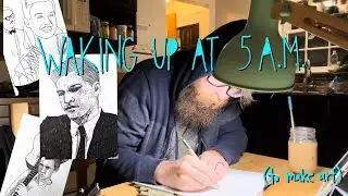 Waking Up at 5AM Every Day For a Week (to make art)