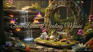 Luxury Spa Ambience 🌸 Relaxing Piano & Water Sounds &bull; Deep Healing Music for Massage