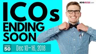 Top ICOs Ending this week | Dec 10~16, 2018