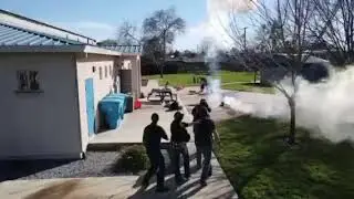 Drone video of High Threat Response training