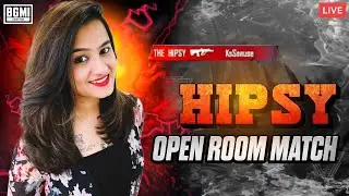 BGMI Live TAMIL Open Room Match | GIRL GAMER | BGMI Live Room | PUBG Live Tamil || THE HIPSY
