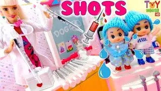 Baby Shoppies Get Vaccine Shots 💉💉 [Ep. 4]