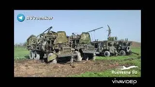 Destroyed Ukrainian Radar & Signal-Jamming position in Izyum area.
