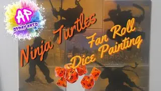 Ninja Turtles Dice Painting - SPRAY PAINT ART by APsprayarts