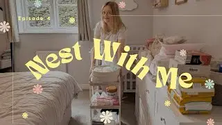 Nest With Me UK | Episode 4 - Setting Up My Bedside Cart For C-Section Recovery 2025