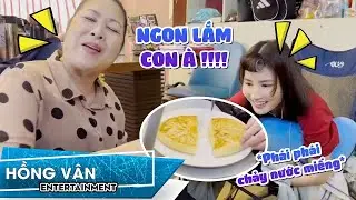 Hậu Trường Phim Giấc Mơ Của Mẹ | Hồng Vân nướng bánh khoai tây phô mai thơm phức cho Trà My