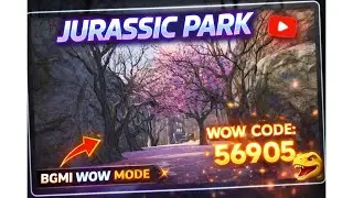 Jurassic Park 🦖 | BGMI WOW Mode | New Adventure Map | Wow Code 56905