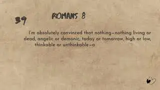 Romans 8:39 - Beautiful Scripture To Increase Joy