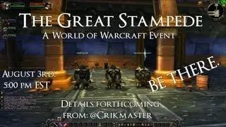 Community Event Teaser: WoW Stampede