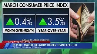 March inflation higher than expected