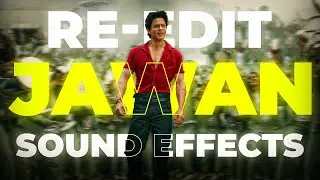 How I Recreate Jawan Teaser | With Powerful Sound Effects (Breakdown video)