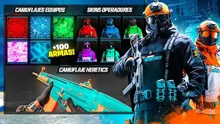 TODAS las SKINS de los EQUIPOS de la CDL (camuflaje para +100 armas)