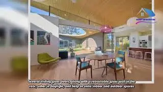 Southern California beach home features angled roof with crescent cutout - Beauty Architecture