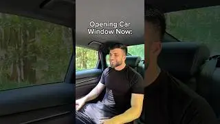 Car Window Now Vs Back Then