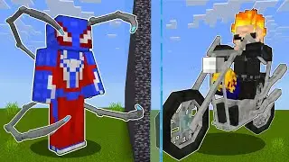 I Cheated in a SPIDERMAN ROBOT vs GHOST RIDER Mob Battle Competition!
