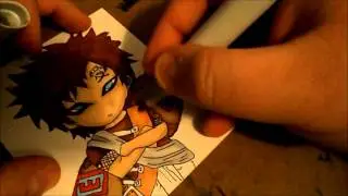 Chibi Gaara Coloring