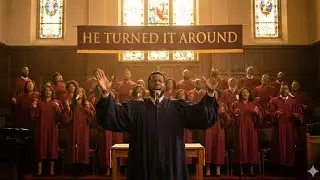 Soulful Gospel    He Turned It Around  Powerful AI Church Praise Song