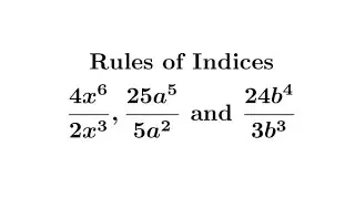 Rules of Indices Example 15 || Quotient rule of indices #mathematics #algebra #mathmatiqs 