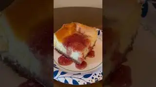 Italian Ricotta Cheesecake w/Homemade Graham Cracker Crust