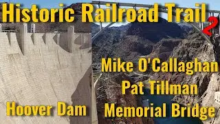 Hike to Hoover Dam  on the Historic railroad trail Lake mead Nevada