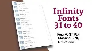New trending infinity 31 to 40 fonts | infinity fonts free download | marathi caligraphy fonts