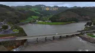 Avila Beach with San Luis Creek Super High 1-10-23
