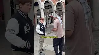 He TRICKED a Muslim with a FAKE language! *FUNNY* #shorts