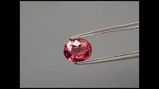 1.13ct | Natural Intense Red-Pink | Mozambique Rhodolite Garnet | Oval Shape