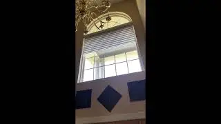 Motorized Tall Window Shades | Silhouette&reg; Window Shades with PowerView&reg; automation | Two Blind Guys