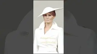 Melania and Trump's London Trip: Elegant and Regal Outfits. #melania #trump #fashion