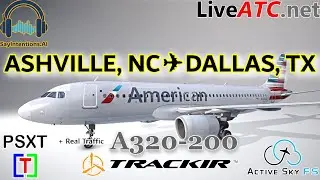 4K ULTRA HD  | GOOD DAY TO FLY TO TEXAS FROM CAROLINA | KAVL-KDFW
