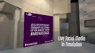 Resident Artist Patty Rangel presents the Virtual Arena Stage Simulation