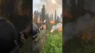 Fighting Fires with Drones in China 😲 #shorts