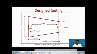 Geotechnical Design of a Trapezoidal Footing