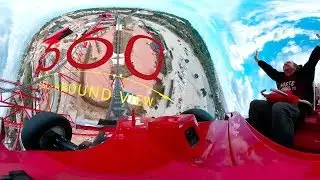 Red Force Ferrari Land On Ride POV VR 360 degree