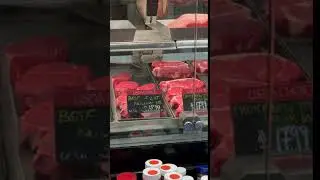 Mouse Nibbles Meat Inside Freezer Container at Grocery Store - 1145255