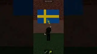 DRAWING SWEDEN 🇸🇪 FLAG & COMING BACK LATER #roblox #sweden