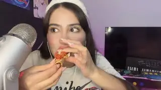 ASMR comiendo tacos dorados | MUKBANG