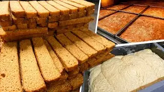 12 Hours of Non-Stop Baking! 5000+ Desi Rusk Made in Giant Oven 🔥 | Indian Street Food 