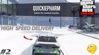 GTA 5 Online Second Mission &ndash; Medical Supply Delivery in High Speed Sports Car