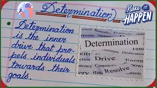 5 Lines Essay on Determination | An Essay on The Importance of Determination | Essay Determination✨