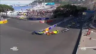 2015 Formula E @ Monaco - Huge Start Crash