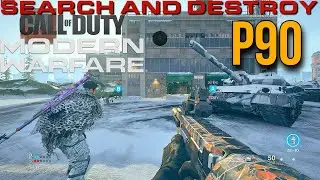 P90 Search and Destroy - Call of Duty Modern Warfare Multiplayer Gameplay No Commentary