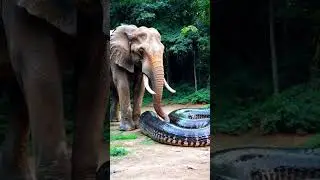 Anaconda vs Elephant: Epic Jungle Showdown