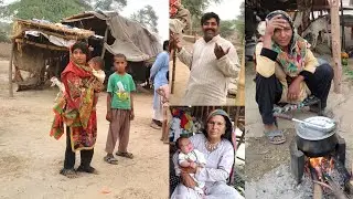 Pakistan Nomadic Village Life | Village Life Pakistan |  Daily Routine | Cooking Traditional Food