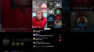 Un live mouvement&eacute; avec le pasteur M&eacute;nard 