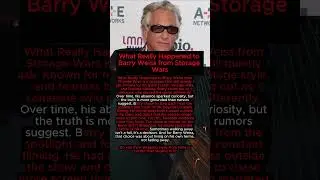 What Really Happened to Barry Weiss from Storage Wars #StorageWars #BarryWeiss