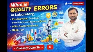 Quality Errors in Laboratory | Pre-Analytical, Analytical & Post-Analytical Errors | NABLISO | Gyan