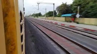 #WDP4B loco carrying the track maintenance machine carried